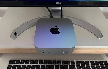 Mac mini M4: display aangesloten