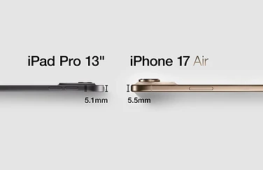 iPhone 17 Air met dun design