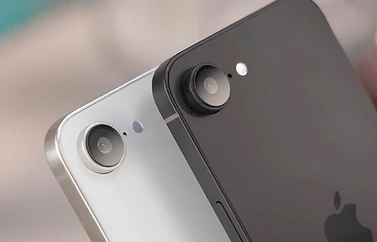 Mogelijk design van iPhone SE 4 met camera
