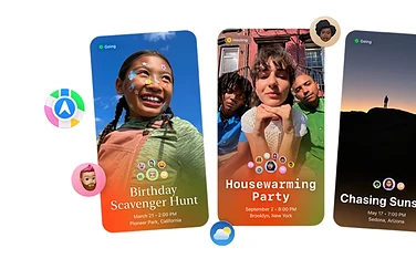 Apple Uitnodigingen app