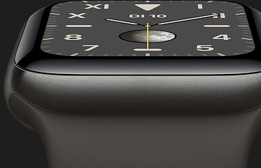 Apple Watch Edition in spacezwart