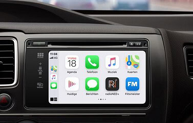 CarPlay beginscherm in iOS 13.