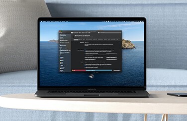 iPhone synchroniseren met de Mac.