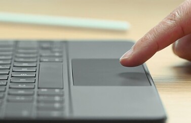 iPad cursor gebruiken met trackpad.
