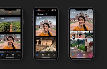 Foto's op iPhone overzicht.