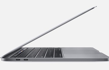 13-inch MacBook Pro 2020 zijkant