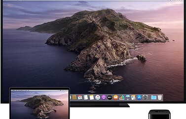 AirPlay Mirroring van Mac naar Apple TV.