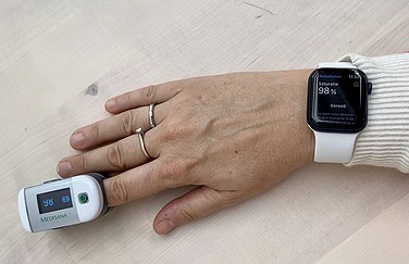 Saturatiemeter gebruiken op Apple Watch Series 6