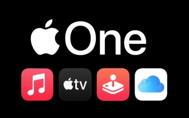 Apple One: diensten en logo.