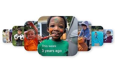 Google Foto's in iOS 14 widget