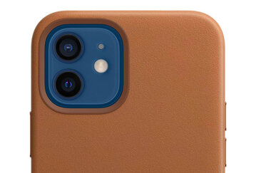 Leren case iPhone 12