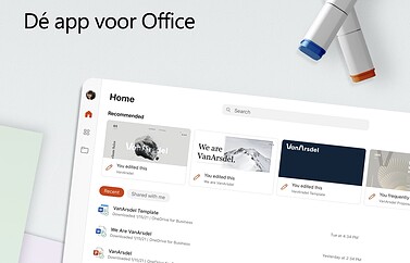 Microsoft Office-app voor tablets en iPad.