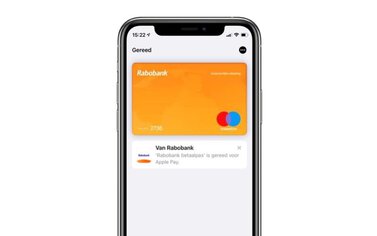 Rabobank Apple Pay-kaart voor gezamenlijke rekening.