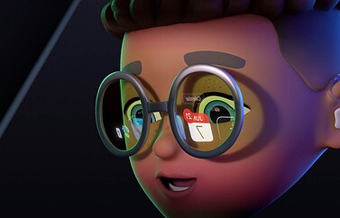 WWDC 2021 close-up met Memoji.