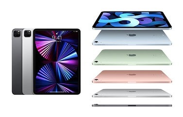 iPad Pro 2021 vs iPad Air 2020.