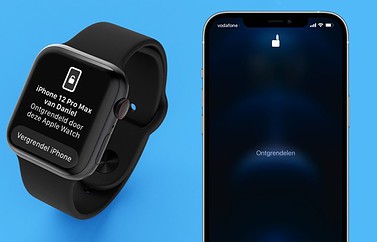 iPhone en Apple Watch: ontgrendelen met mondkapje
