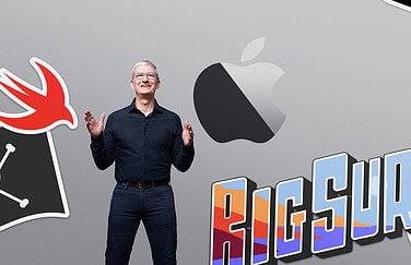 Tim Cook met Big Sur