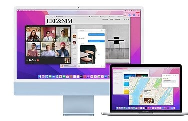 macOS Monterey met iMac en MacBook.
