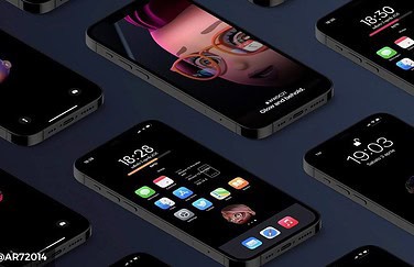 WWDC 2021 wallpapers met iOS 15 concept.