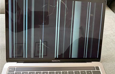 M1 MacBook Pro scherm barsten