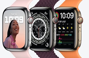 Apple Watch Series 7 roestvrij staal