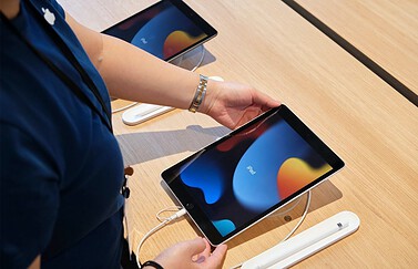 iPad 2021 in de Apple Store