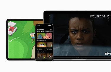 Apple-diensten met Apple One, MacBook, iPhone en iPad