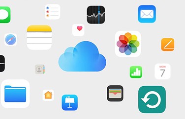 iCloud apps overzicht.