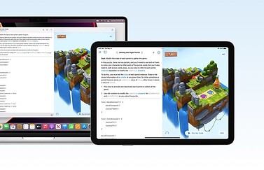 Swift Playgrounds 4 voor iPad.