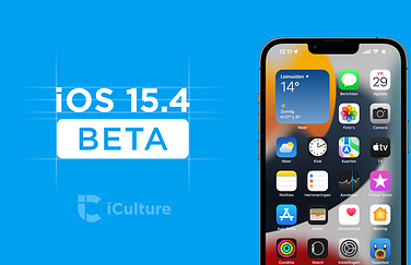 iOS 15.4 beta.