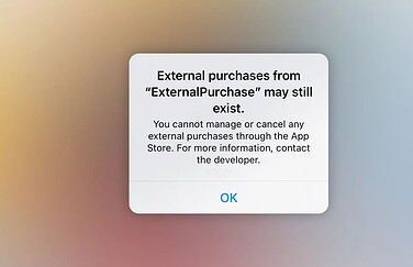 iOS 15.5 externe betaalmethode