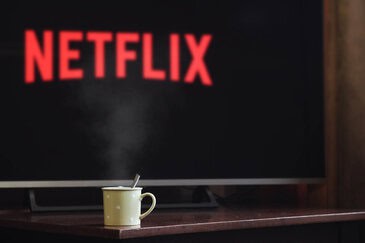 Netflix op scherm