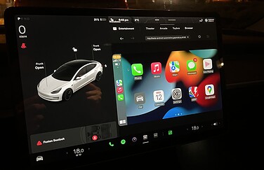 Tesla CarPlay hack