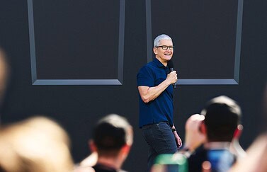 Tim Cook op WWDC 2022