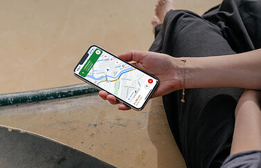Google Maps op iPhone
