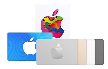 iTunes- en App Store-kaart, Apple Store-kaart en Apple-cadeaukaart
