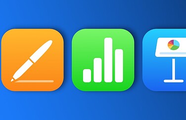 iWork iconen