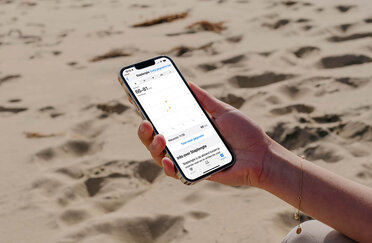 Staplengte Gezondheid-app