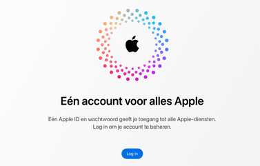 Apple ID wijzigen website