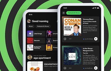 Spotify redesign: muziek en podcasts