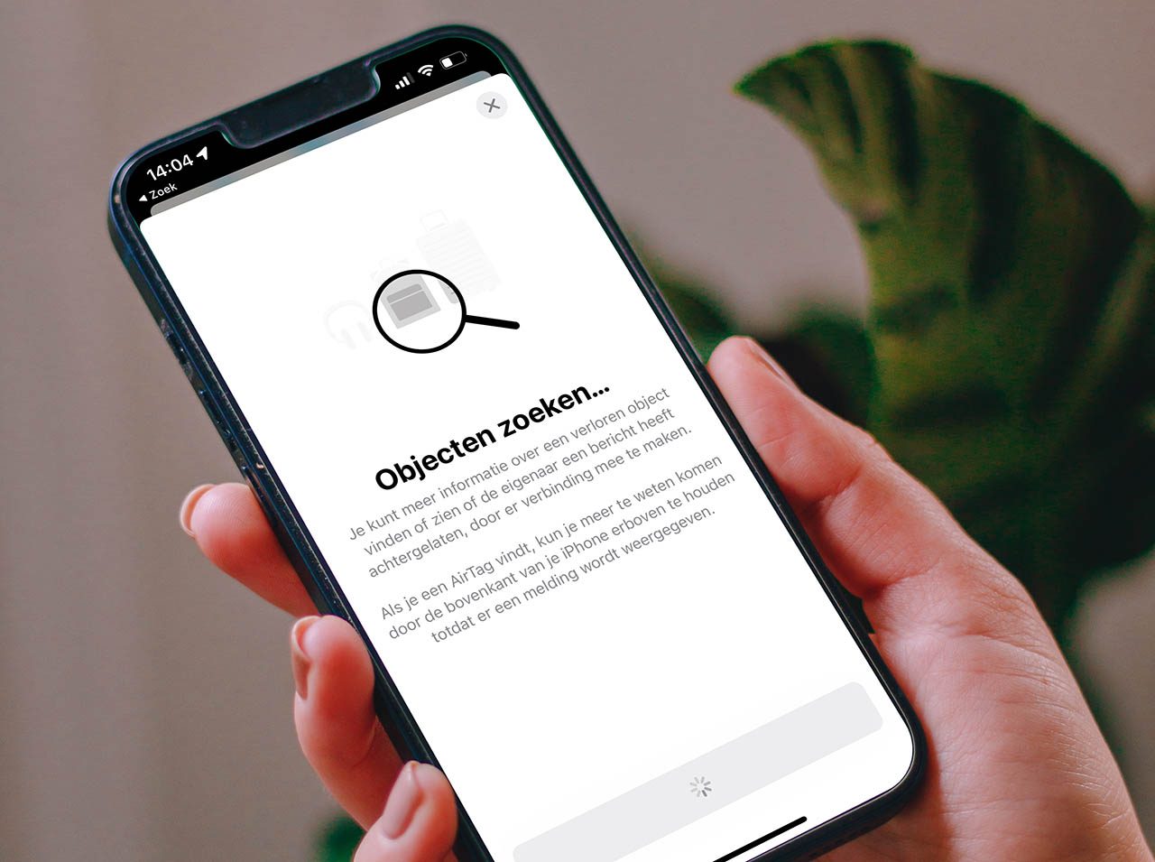 AirTag objecten scannen