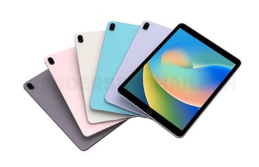 iPad 2022 render in meerdere kleuren