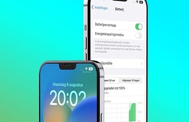 iPhone batterijstatus tonen in statusbalk