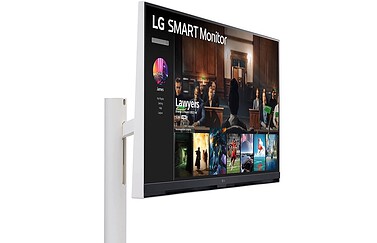 LG Smart Monitor scherm vanaf de zijkant
