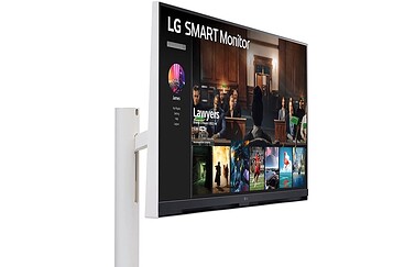 LG Smart Monitor scherm vanaf de zijkant