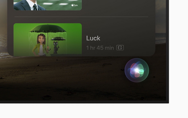 Siri op de Apple TV in tvOS 16 met nieuwe interface