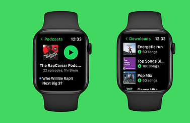 Apple Watch Spotify-app