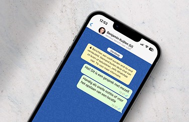 WhatsApp privechat: een gesprek met jezelf