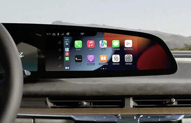 Lucid Air met draadloze Apple CarPlay