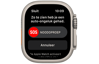 Ongelukdetectie Apple Watch Ultra